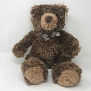 2018 Holiday Plush Bear Collectible Brown Decor